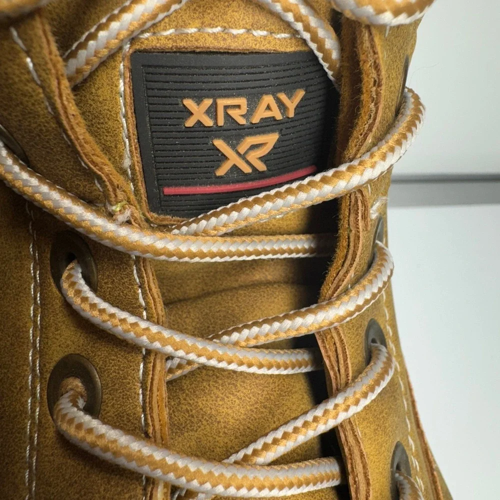XRAY Men's Work Boots Tan Lace Up Ankle Fashion Boots‎ Size 11